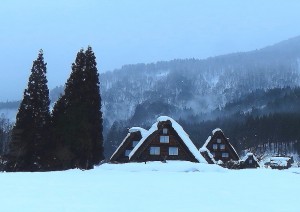 ①冬の白川郷